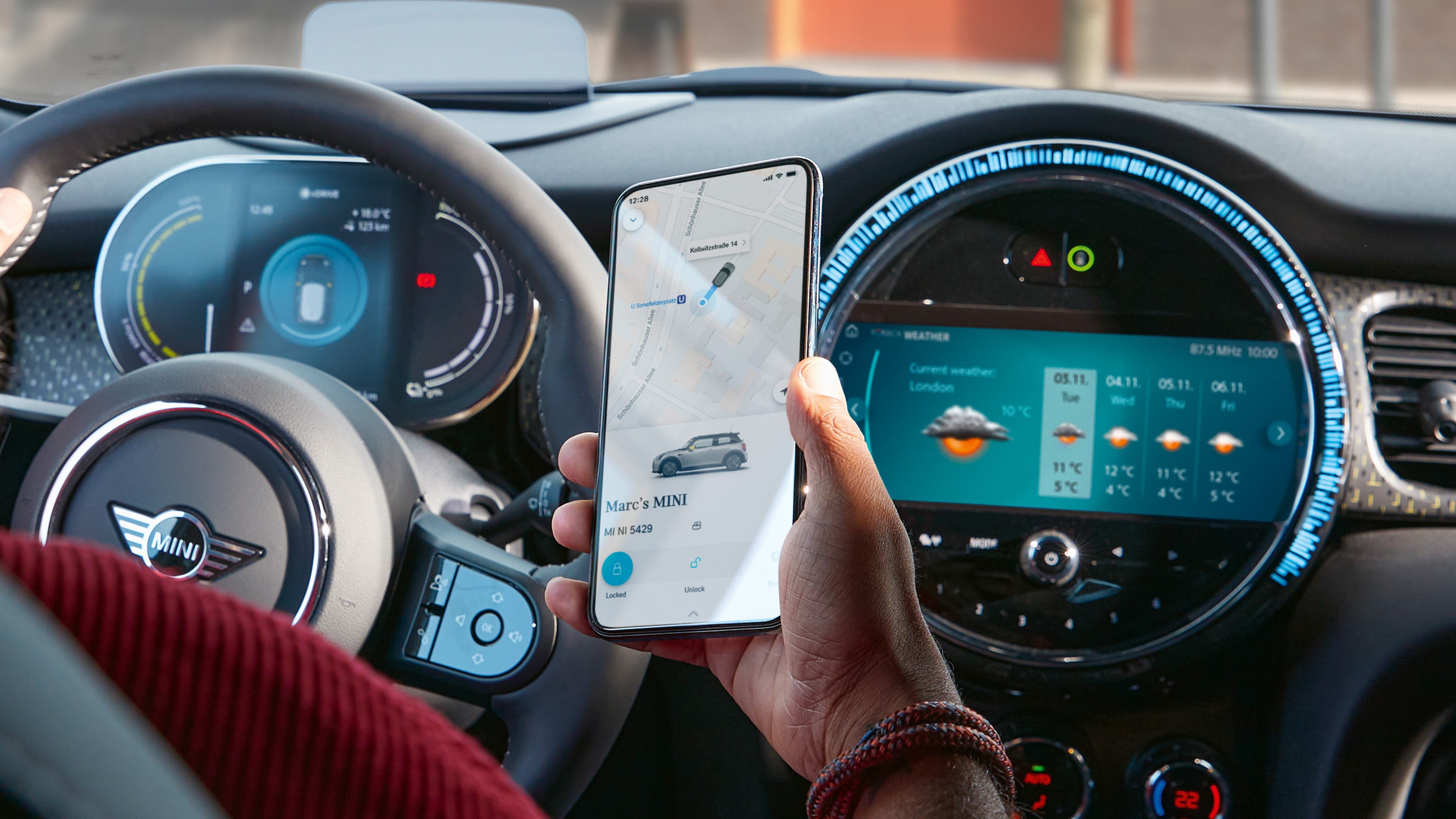 MINI Sharing für Ihr Business - MINI Sharing App - Buchung für Fahrten